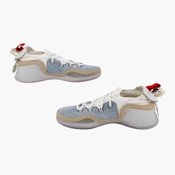 Christian Louboutin Arpoador Light Blue Suede Sock Sneakers Size 39 US 9 Women's - Picture 11 of 15